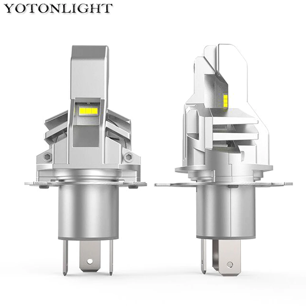 

YOTONLIGHT 1:1 Design 72W 8400LM H4 LED Bulb Car Headlight Lamp Lampada Led H4 9003 HB2 Motorcycle Light led automotiv 6000K 12v