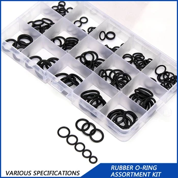 

150PCS PCP Paintball Sealing O-ring Durable NBR Rubber Gasket Replacements Black CS1mm 1.5mm 1.9mm 2.4mm OD6-30mm 15 Sizes DQ002