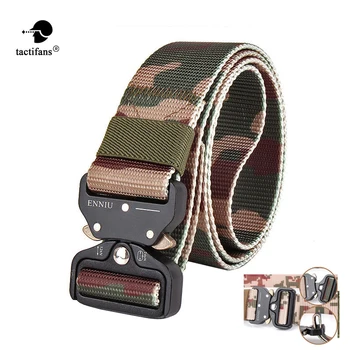전술 스와트 밀리터리 노크 육군 벨트, 남자 듀티 군인 전투 벨트, 튼튼한 나일론 허리띠, 1.5 