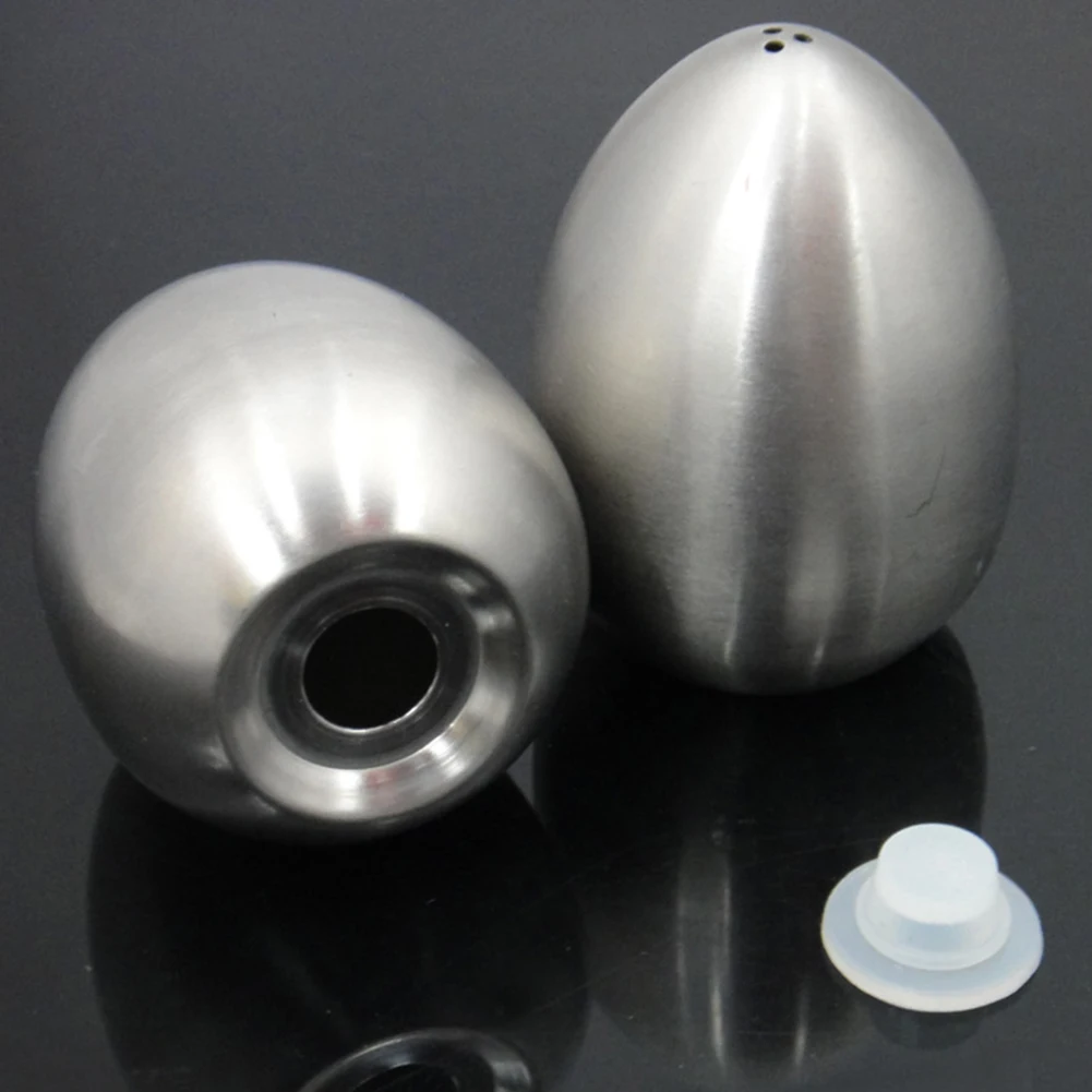 1 или 3 отверстий может Нержавеющая сталь для соли, для приправ бутылка в форме яйца баночка для зубочисток съемной крышкой удобно перечница