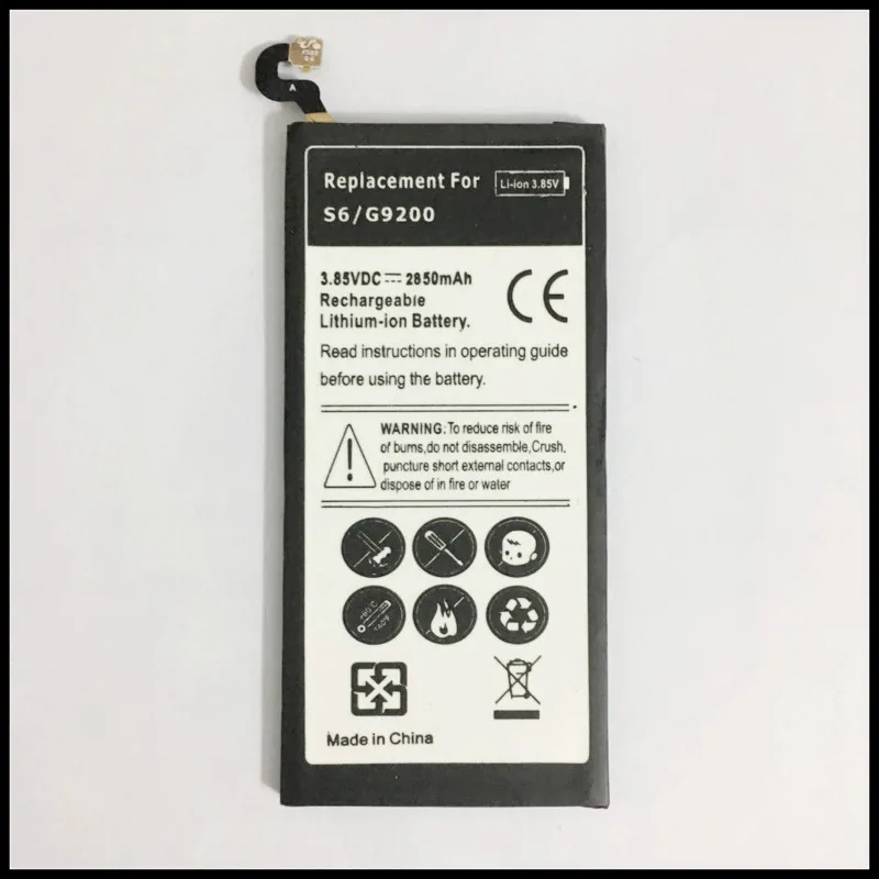 EB-BG920ABE S6 Аккумулятор для Galaxy аккумулятор G9200 G920f G920i G920A G925S s6 | Мобильные телефоны и