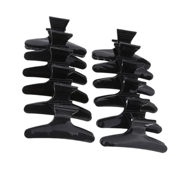 

60 Pcs Hair Claws Butterfly Hairdressing Hairdressers Hair Section Clamps Clips Claw Hair Salon Styling Tools Accessories