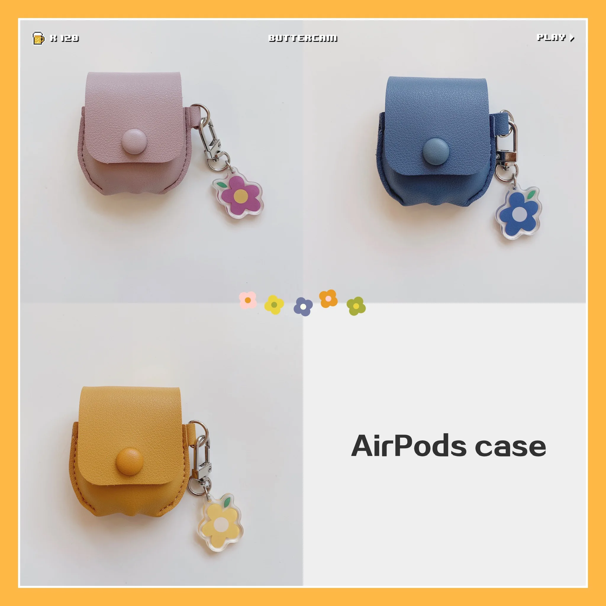 Кожаный чехол для Airpods 1 2 чехол Роскошный милый мультяшный чехол для Apple Airpods чехол для Airpod Air pods чехол Coque Capa