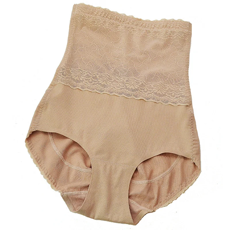 

Женские утолщенные Трусики с высокой посадкой, Корректирующее белье, плоское нижнее белье для похудения талии, L/4XL