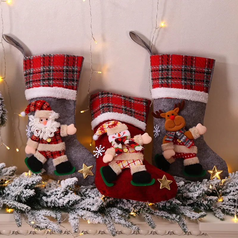 Christmas Stockings Personalized Custom Name Family Christmas Gift Stocking Ornament