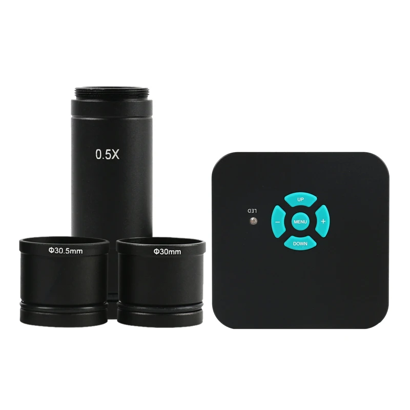 1080P SONY IMX185 HDMI Digital Industry Microscope Camera TF Card Video Recorder+0.5X C mount Eyepi