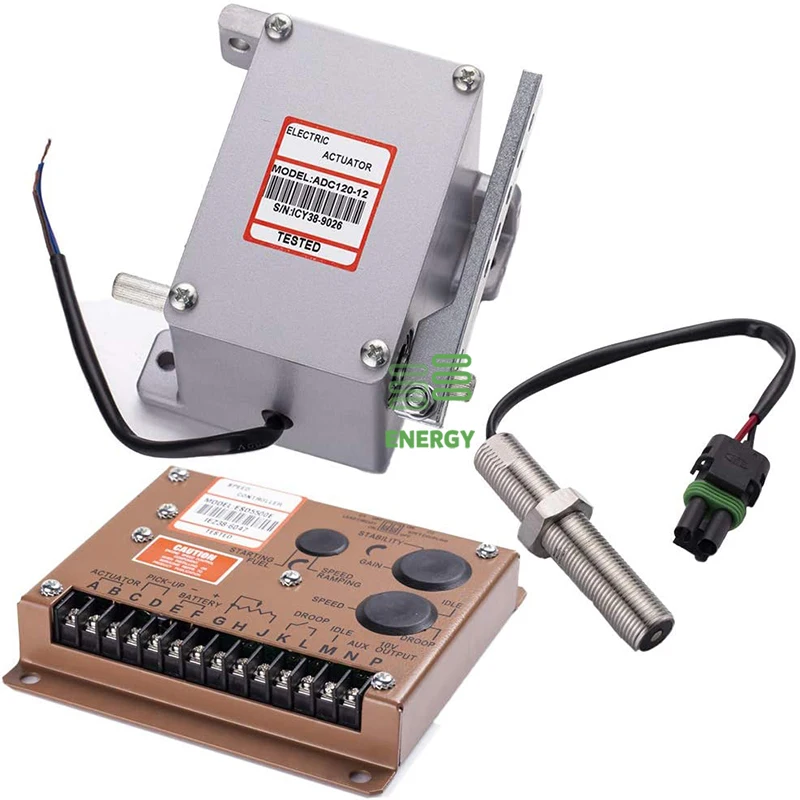 

Hot Sale Diesel generator ADC120 12V 24V Sensor 3034572 Speed Controller Governor Control Unit ESD5500E Electric linear Actuator