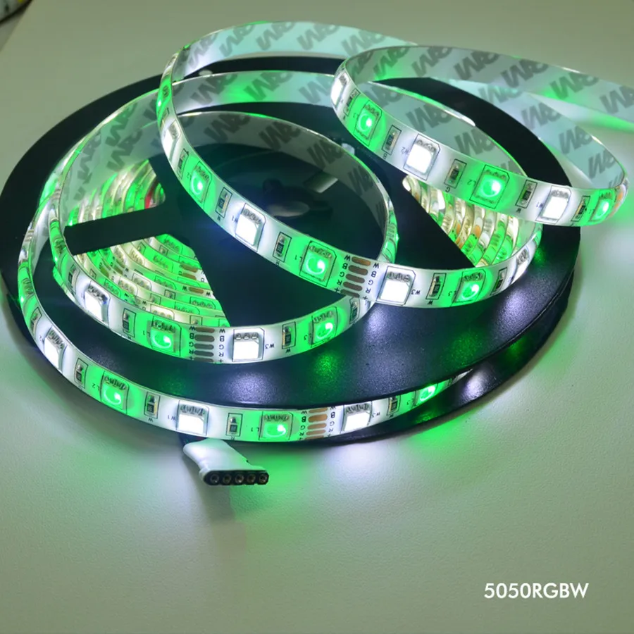 Dc12v 5050 Светодиодная лента не Водонепроницаемая Rgbw гибкий светодиодный светильник 60led/m не Водонепроницаемая Ip20 Rgb+ белая лента для украшения