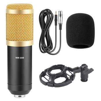 

Professional Studio Broadcasting & Recording Microphone Set Including Professional Condenser Microphone