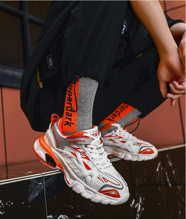 Повседневная обувь из сетчатого материала; Tenis Masculine Adulto; ; модные мужские удобные кроссовки на шнуровке; Цвет черный, белый; Sapatos Casuais O1-16