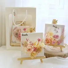 Мини деревянный мольберт в комплекте для рисования, школьные принадлежности для художников J6PA