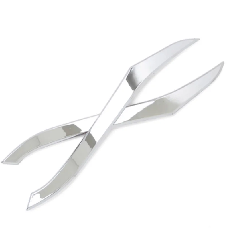 for Honda CRV 2012 2013 ABS Chrome Front Grills Decorative Cover Frame Trim Grilles Decoration Strip Moldings 2Pcs/Set