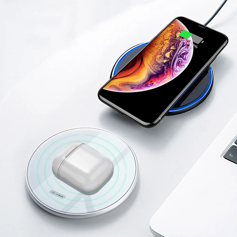 

FDGAO 15W Wireless Fast Charger for iPhone 11 Pro X XS Max XR 8 Plus Samsung S8 S9/S9+ Note 9 8 Quick 10W Wireless Charging Pad