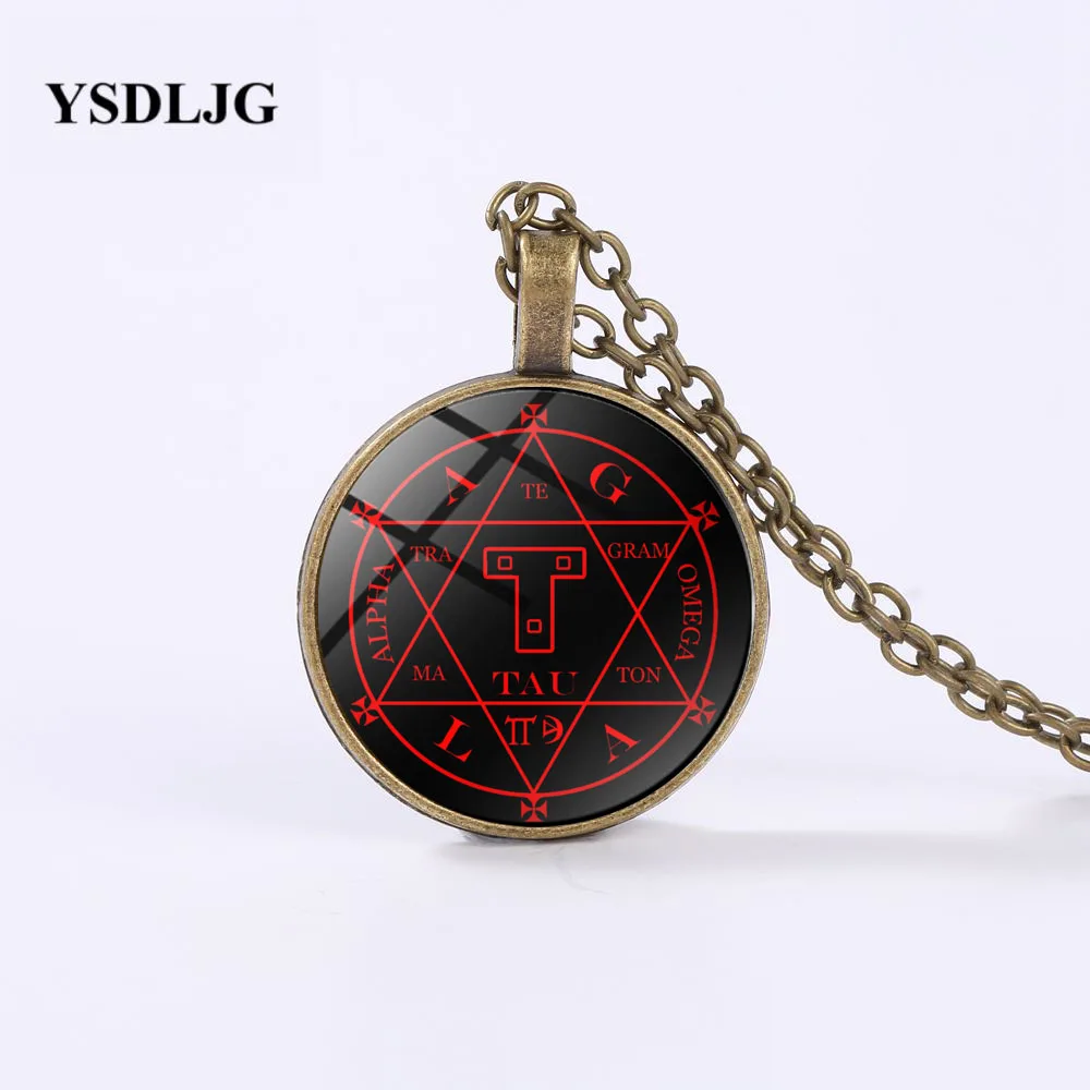 GDRGYB ожерелье s для женщин 2019 эффектное эзотерическое Goetia гексаграмма печать