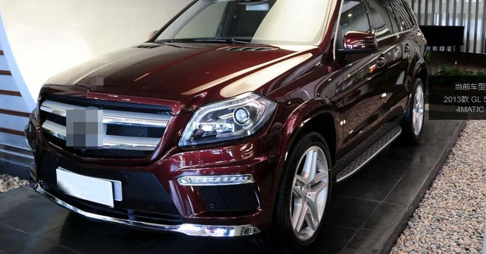 Для Mercedes-Benz GL166 GL350 GL450 2012 2013 прозрачная Автомобильная фара с прозрачными линзами