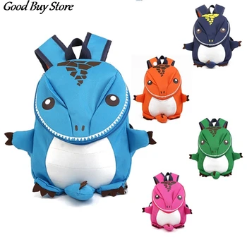

Lovely 3D Dinosaur Backpack Cute Animal Travel Bags Toys Boys Girls Fashion Backpacks Waterproof Children Schoolbag Rucksack