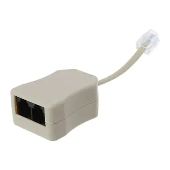 

2020 New Portable ADSL Modem Telephone Phone Fax In-Line Splitter Filter Network 1PC