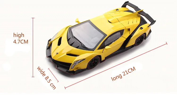 1:24 моделирование Lamborghini спортивный автомобиль модель сплав игрушка может открыть дверь раздвижные падающие Diecasts коллекция подарок детская игрушка