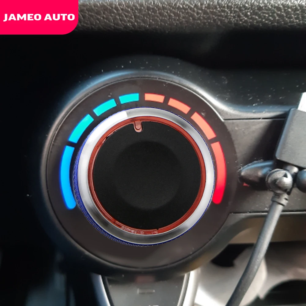 Jameo Auto 2Pcs/Set for Hyundai Solaris KIA RIO K2 KXCROSS Air Conditioning Control Knob AC Knobs 2017 2018 2019 2020 2021 Parts |