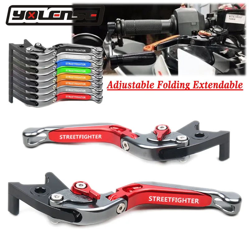 

Motorcycle Folding Extendable Brake Clutch Levers For DUCATI STREETFIGHTER STREETFIGHTERS 2009-2013 STREETFIGHTER 848