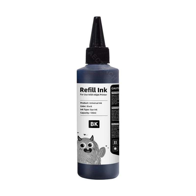 Dye Ink Kit Ink Refill Kit Ink Cartridge Refill Kit 100ml Refill for Epson Canon HP Brother All Model Printer