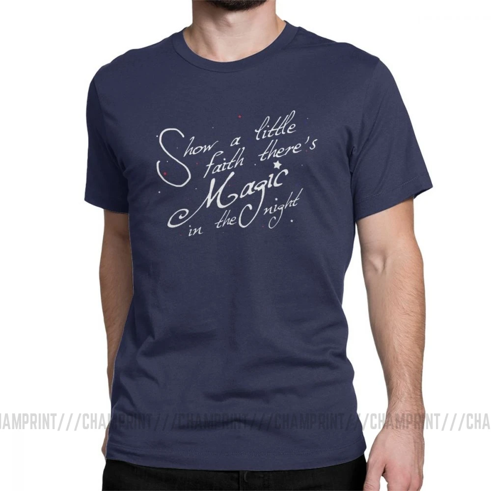 Мужская футболка Magic In The Night Thunder Road, Винтажная футболка с круглым вырезом и коротким рукавом, хлопковые футболки, Подарочная футболка - Цвет: Тёмно-синий