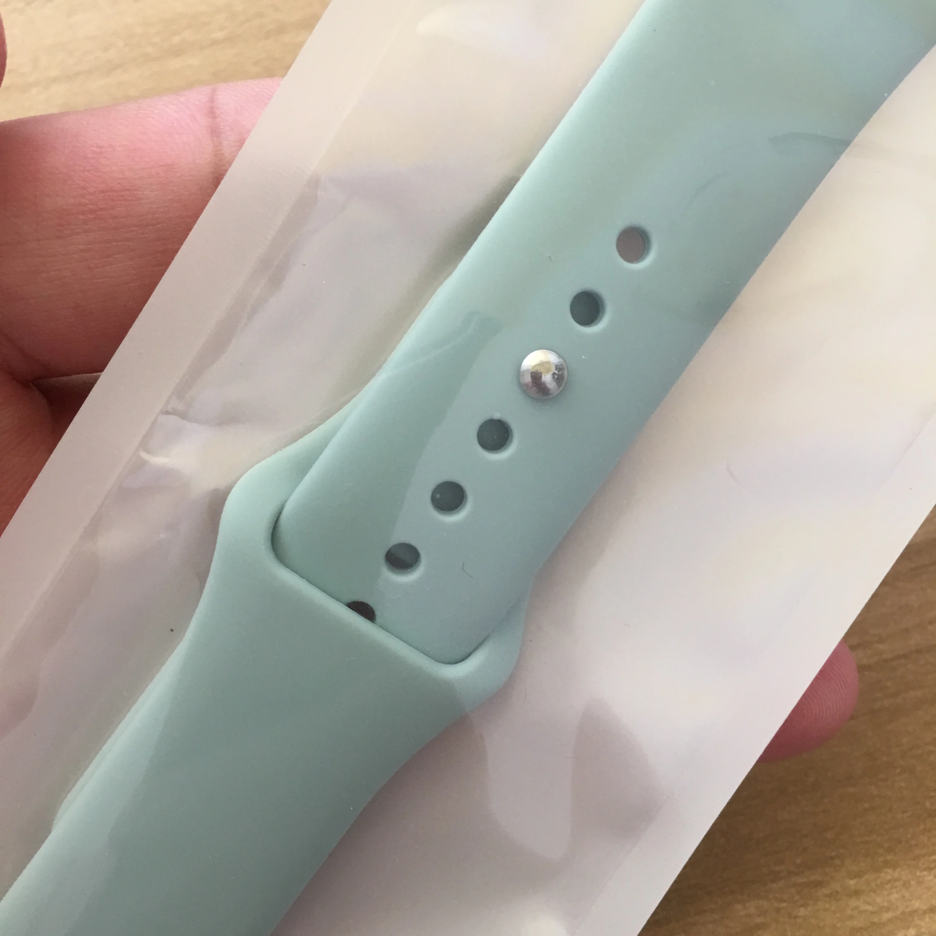 Модный силиконовый спортивный ремешок для Apple Watch Series 5 4 3 2 1 42 мм 38 мм ремешок для iWatch 40 мм 44 мм - Цвет ремешка: turquoise