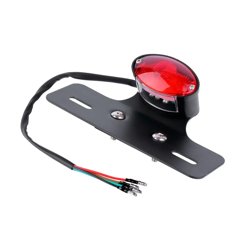 

New Motorcycle Turn Signal Light Red LED Tail Rear Brake Light Racer Bobber Custom Motorbike Stop Lights Drop Shipping