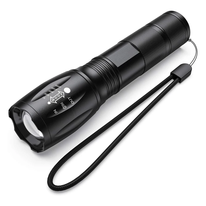 

Flashlight LED Tactical Flashlight S1000-high Lumen 5 Modes Zoom Waterproof Handheld Light-best Camping Outdoor Hiking Emergency
