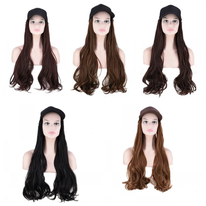 Парик из Длинных Волнистых Волос JOY & BEAUTY черный и коричневый парик прямых