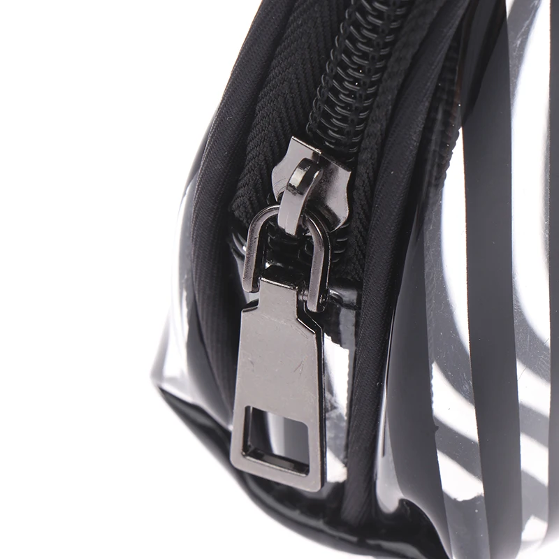 1 pc Transparent Striped PVC Cosmetic Bag Clear Women Makeup Bag Travel Toiletry Kit Zipper Toiletry Pouch 1 pc Transparent Striped PVC Cosmetic Bag Clear Women Makeup Bag Travel Toiletry Kit Zipper Toiletry Pouch