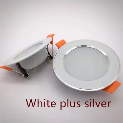 LED 천장 다운라이트 220V 스팟 디밍 3 색, 5W 7W 9W 12W 15W, 매입형, 콜드 웜 화이트 램프 6