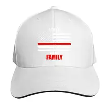 Бейсбольная Кепка унисекс I Do It for My family Firefighter support с регулируемым козырьком