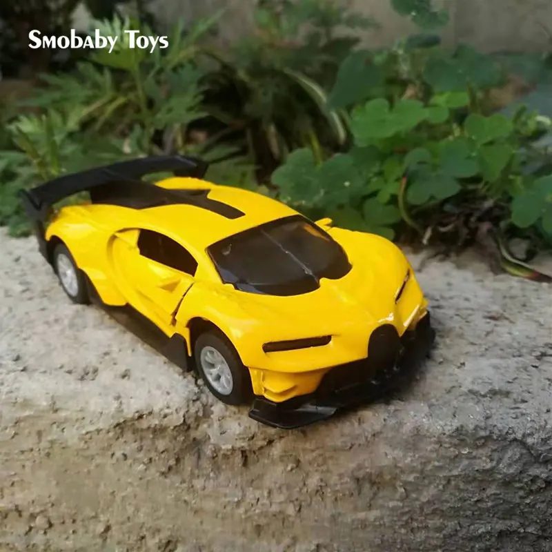 Настоящая 1:32 Сплав модель полицейской машины скорой помощи Mercedes Benz Bugatti светильник музыкальный спортивный автомобиль Коллекционная модель детская игрушка - Цвет: 09