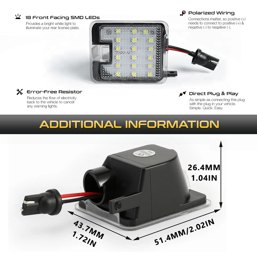 

2Pcs LED Under Side Mirror Puddle Light For Ford Focus 3 Kuga 2 S-Max WA6 2 Mondeo 4 5 Grand C-max 2 Escape Car Courtesy light