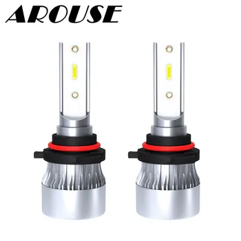 

AROUSE 9006 H1 H11 H4 H7 LED Headlight Bulbs 9005 CSP Chips 60W 8000LM 6000K Car Led Auto Headlamp Headlights Fog Light 12v 24v