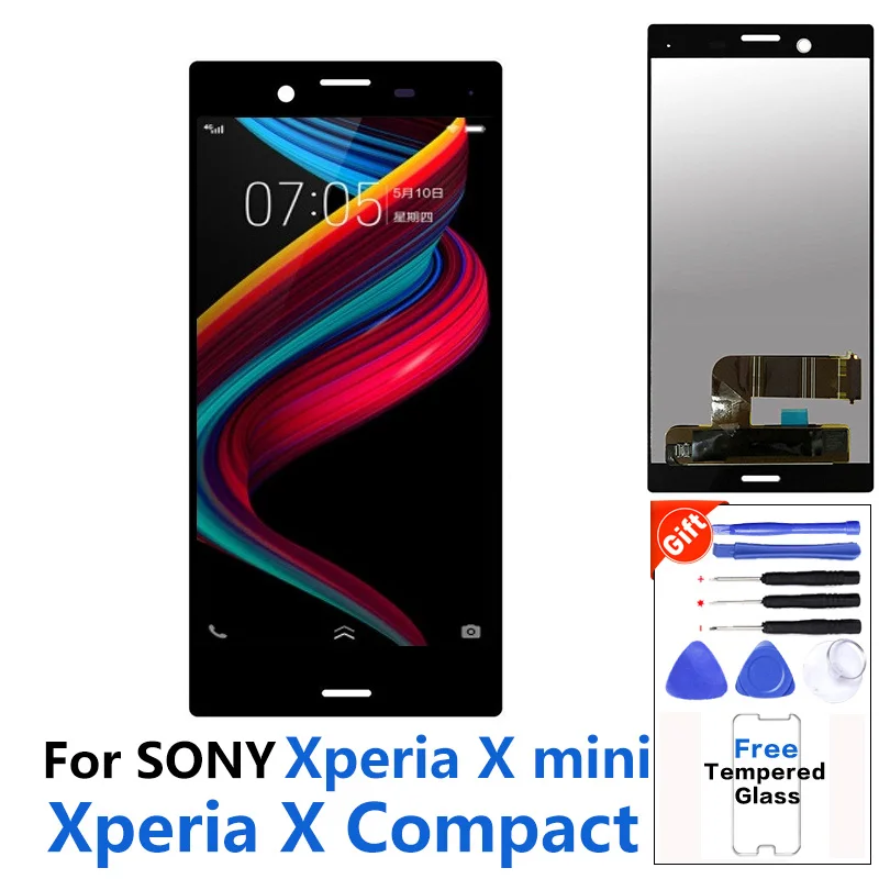 LCD Display for Sony Xperia X Compact mini F5321 With Touch Screen Digitizer Assembly Replacment 4.6 Inches | Мобильные телефоны и