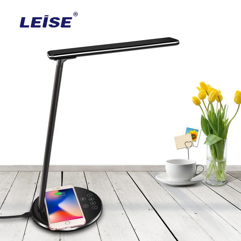  Leise Qi Wireless Charger with LED Lamp power bank for iPhone XS Max X Foldable Quick Charging Pad 