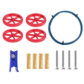 

Creality Upgrade Aluminum Hot Bed Finger Screw Nut Accessory Kit for Ender 3/3 Pro/3 X/3 V2, Ender 5/5 Plus