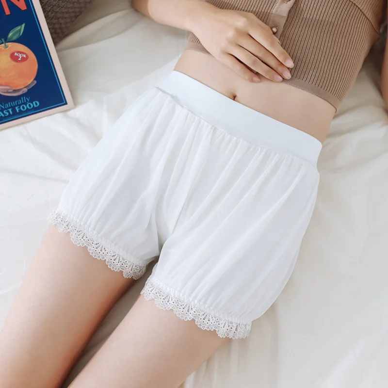 

New Summer Casual Short Women Lace White Transparent Short Fashion Mesh Loose See Through Sexy Shorts Ladies Fashion