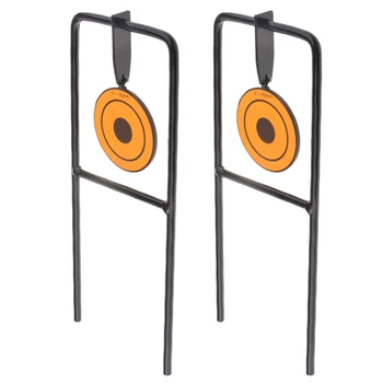 

2pcs Heavy Duty Self Resetting Targets Metal Shooting Targets for Hunting Shooting Training Practice