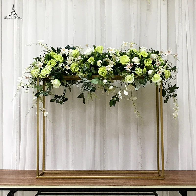 

2pcs/bag Gold Color Metal Flower Stand Table Centerpieces Wedding Event Decoration Modern Decor Floral Arrangement Centerpiece