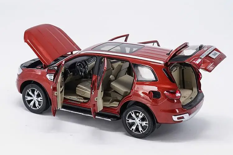 Оригинальный завод 1:18 Высокая тщательная FORD U375 SUV сплав модель автомобиля