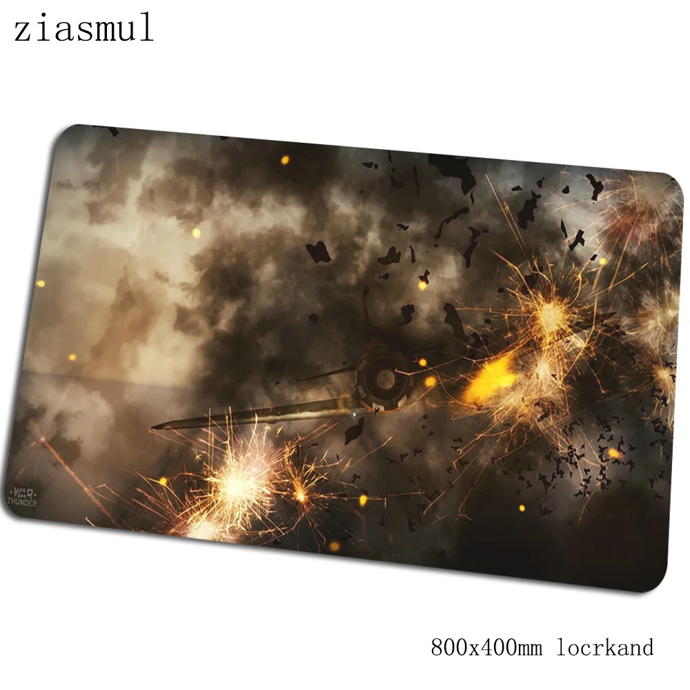 War thunder коврик для мыши 800x400x3 мм коврики толстый компьютерный Коврик Для Мыши игровые аксессуары с обработанным краем игровые коврики и чехлы игры pc gamer - Цвет: Size 800x400x3mm