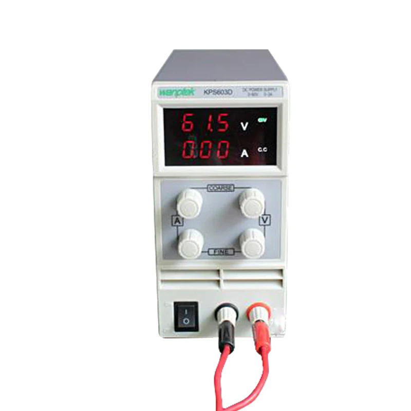 

KPS603D DC Power Supply 60V 3A Single Channel Adjustable SMPS Digital 0.1V 0.01A DC Switching Power Supply