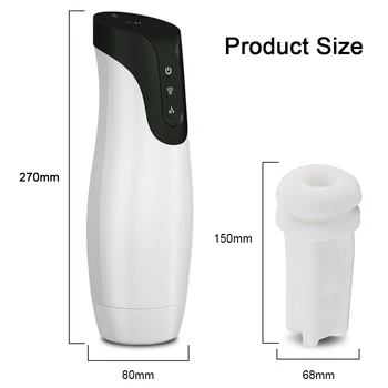 Automatic Male Masturbator Cup Silicone Vagina Sex Toys For Men Adults 18 7+7 Modes Vibration Suction Oral Pocket Pussy Blowjob 6