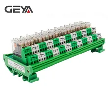 GEYA 2NG2R 12 Channel Omron Relay Module 2NO 2NC 12VDC 24VDC DPDT Relay PCB BOARD