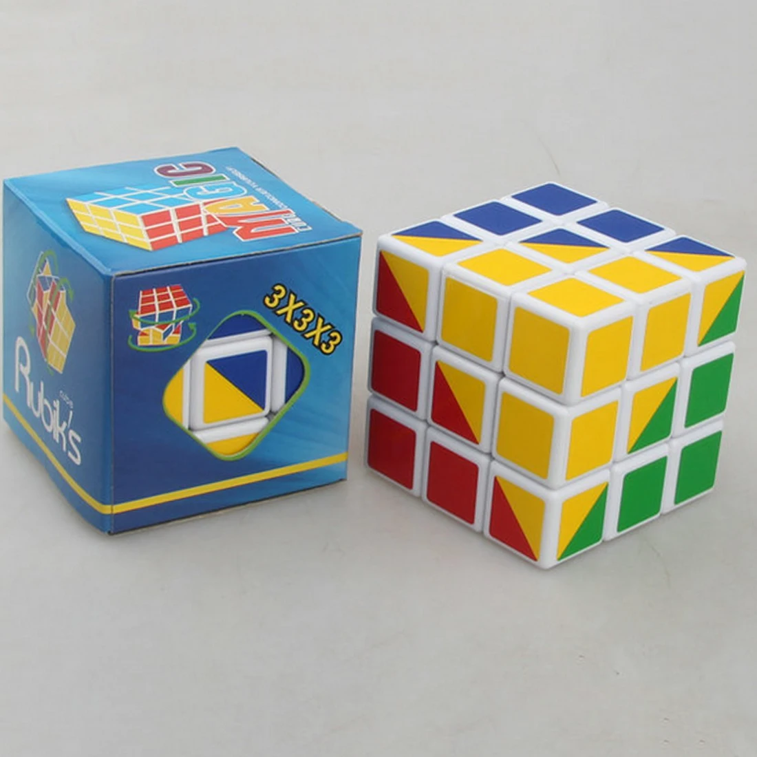 X-cube самый трудный 3X3X3 56 мм магический скоростной куб четыре цвета волшебный куб