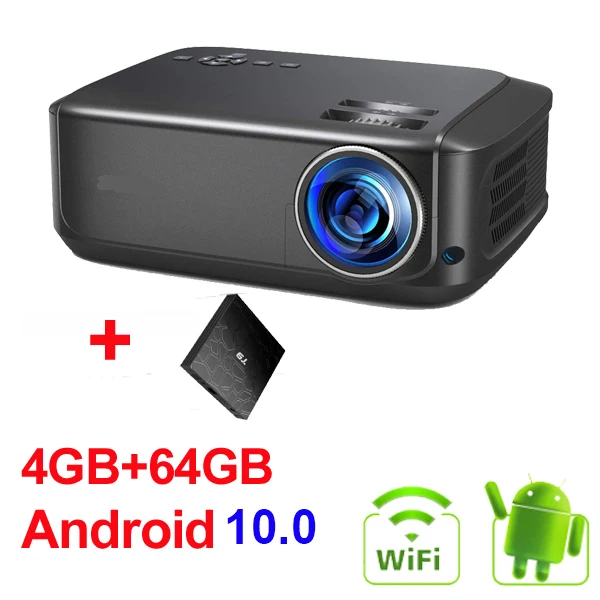 rca projector WZATCO T59 Full HD 1920x1080 LED Projector Smart Wifi android 10.0 Options for Home Theater Video Portable Beamer Proyector hd projector Projectors