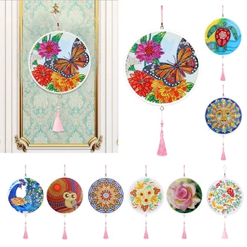 

5D DIY Hanging Painting Artistic Part Drill Diamond Painting Embroidery Tassel Cross Stitch Kit Home Wall Art Decoration